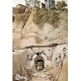 thumbnail image 2 of Prinsep, James 14x18 Gold Ornate Wood Framed with Double Matting Museum Art Print Titled - Mineworks, 2 of 4