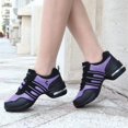 thumbnail image 3 of Zapatillas de baile de suela exterior blanda modernas de malla para mujer, zapatos deportivos ligeros transpirables para baile, zapato femenino, 3 of 5