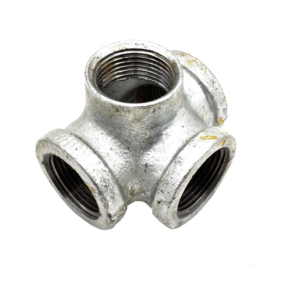 Thrifco 5217096 3/4 Inch Galvanized Steel Side Outlet Tee