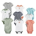 thumbnail image 1 of Carter's Baby Boys' 9-Pack Grow with Me Bodysuit Set, Multi, 3M-6M-9M, 1 of 3