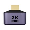 thumbnail image 1 of 1 to 2 Adapter Converter UHD 2K 60Hz Video Connector HDMI-compatible for Desktop, 1 of 5