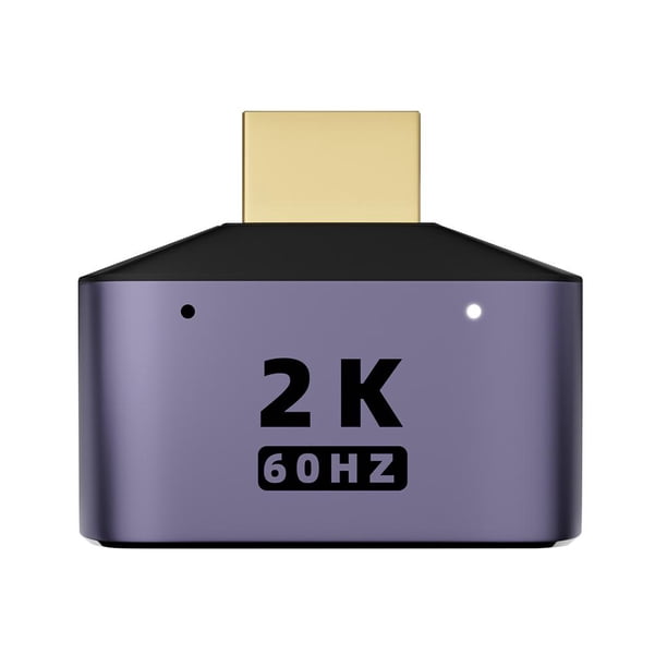 Adaptador a 2 FLhrweasw Convertidor UHD 2K 60Hz Conector de Video HDMI