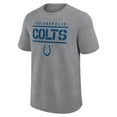 thumbnail image 2 of Men's Logo Athletic Heather Gray Indianapolis Colts Top Notch T-Shirt, 2 of 3