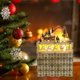 thumbnail image 3 of Calendario de Adviento LED de madera para Navidad, Casa con 24 cajones, cuenta atrás operada por batería, decoración navideña para el hogar, regalo para niños, 3 of 4