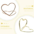 thumbnail image 3 of HEALEEP Golden Decorative Metal Paper Clips For Home Use 24Pcs, 3 of 6