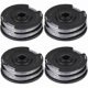 thumbnail image 1 of 4Pcs F016800351 Mower Spool Set Compatible For BOSCH ART 24/27/30/30-36 LI, 1.6mm Nylon Line, Grass Trimmer Spool, 1 of 5