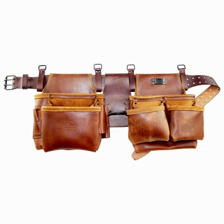 - Graintex AD2548 :: 4 Piece 17 Pocket Framers Professional Tool Belt Top Ambassador Series Grain Leather