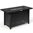 thumbnail image 1 of Pemberly Row 42" Rectangular Propane Gas Fire Pit 60000 Btu Black, 1 of 8