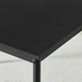 thumbnail image 3 of Mainstays Casual Wood and Metal Rectangular Table, Black finish for Indoor, 3 of 11