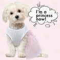 thumbnail image 5 of QBLEEV Dog Pink Wedding Dress for Small Medium Girl Dogs，Sweet Dog White Princess Dresses with Bowknot,Pet Lace Costume Summer Apparel Formal Clothes for Wedding, 5 of 7