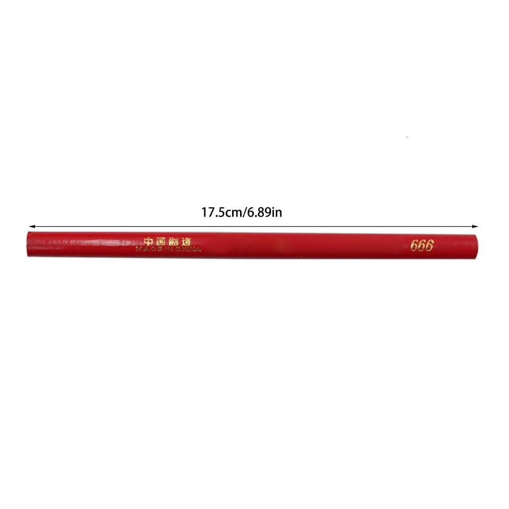 Giaone 100Pcs Professional Drafting Pencils Ergonomic Oval Grip Woodworking Pencil