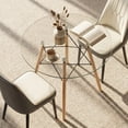thumbnail image 1 of Mesa de Comedor Redonda Cristal para 4 Personas HOMEMAKE FURNITURE Moderno Dia 80 cm, 1 of 6