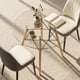 thumbnail image 1 of Mesa de Comedor Redonda Cristal para 4 Personas HOMEMAKE FURNITURE Moderno Dia 80 cm, 1 of 6