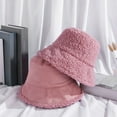 thumbnail image 6 of Travelwant Winter Bucket Hat for Women Warm Fur Faux Plush Bucket Hats Fisherman Cap, 6 of 7