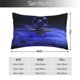 thumbnail image 2 of Fotbe Steel Skull Funda de Almohada Decorativa Estilo Occidental, Lujo en Algodón, Fundas para Almohadas King, Cojín Estampado para Decoración del Hogar-16"x24", 2 of 6