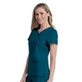 thumbnail image 4 of Urbane by Landau Women's Sophie Crossover Tunic Scrub Top, Style 9577, 4 of 9