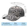thumbnail image 4 of Rustic Style Baseball Cap – Minimalist Artistic Boho Dad Hat for Women Men, Nordic Sketch Tribal Pattern, Lightweight Outdoor Travel Cap for Spring, 4 of 6