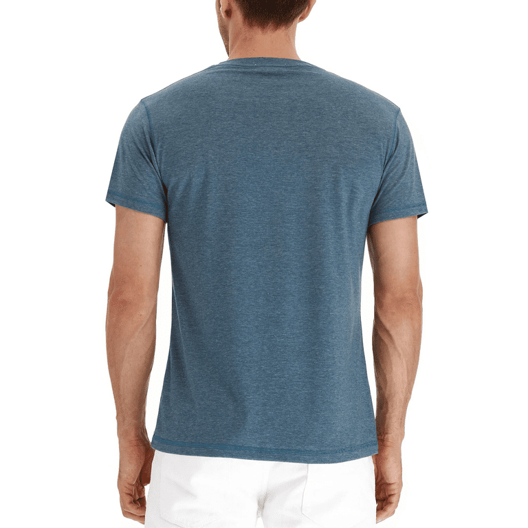 JWD Men's Henley Short Sleeve Casual Shirt photo 3
