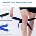 thumbnail image 5 of Knee Brace Plus Size, Dual Patella Tendon Support Strap, Adjustable Neopren Stabilizer for Meniscus Tear, Arthritis, Tendonitis, MCL, ACL, Pain Relief, Recovery, Running for Men & Women, 1/2 Pack, 5 of 7