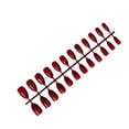 thumbnail image 1 of 24 Piezas de Uñas Postizas DIY Qarigey Vino Rojo, 1 of 5