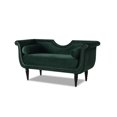 thumbnail image 4 of Luna Rembourrée Loveseat Chasseur Vert, 4 of 10