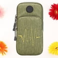 thumbnail image 3 of BESTYASH Adjustable Green Arm Wristband for Phone Storage with Lightweight Breathable Sports Fabric, 3 of 6