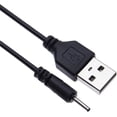 thumbnail image 2 of Cable USB a CC de 2,0 mm, adaptador de cargador USB CC para auriculares, USB 2.0 tipo A macho a CC de 2,0 mm x 0,6 mm, conector adaptador de corriente de enchufe cilíndrico CC de 5 voltios, 2 of 5