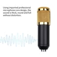thumbnail image 3 of fastboy Singing Studio Recording Kit Phone PC KTV Mic Network Microphone Folding Arm Bracket Black Golden, 3 of 6