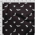 thumbnail image 4 of oneOone Cotton Poplin Chocolate Brown Fabric Bird Sewing Material Print Fabric By The Yard 42 Inch Wide, 4 of 4