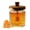 Begonia Flower, variant on MARCHROSE Glass Honey Jar with Dipper Stick and Wood Lid, 17oz Honey Pot for Kitchen Storage Sunflower