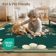 thumbnail image 4 of ODIKA Dining Under Symmetrical Delicate Blossoms Table Mushroom Non-Slip Chair-Friendly for Home Office, Gaming Room, Desk, 4 of 7