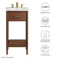 thumbnail image 6 of Zaire 18" Bathroom Vanity in Walnut White, 6 of 9