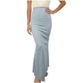 thumbnail image 2 of Women's Long Pencil Skirt High Waisted Summer Bodycon Tight Maxi Skirts Women Solid Stretchy Bodycon Maxi Skirt for Elegant Casual Office Wear, 2 of 6