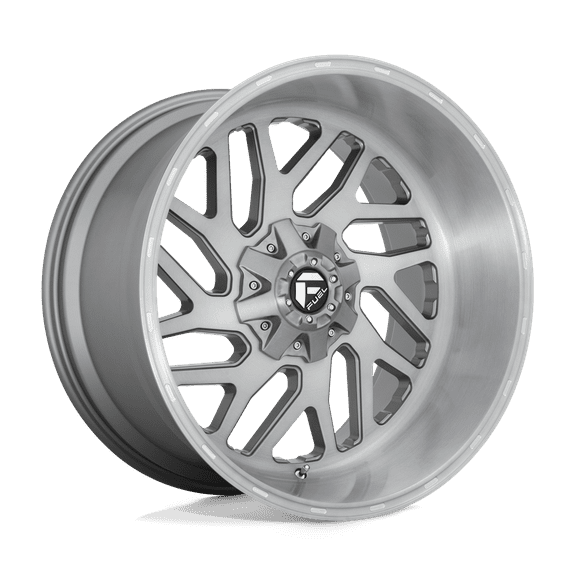 Fuel 1PC Aluminum Rim D715 TRITON PLATINUM 20X10in Brushed Gunmetal Tinted Clear Finish, D71520007047