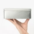 thumbnail image 3 of Tin Box Metal Tin Jars Iron Cookies Case Tea Box Storage Boxes Bins Candy Chocolate Organizer Biscuit Container,18*9.8*6.4cm, 3 of 5