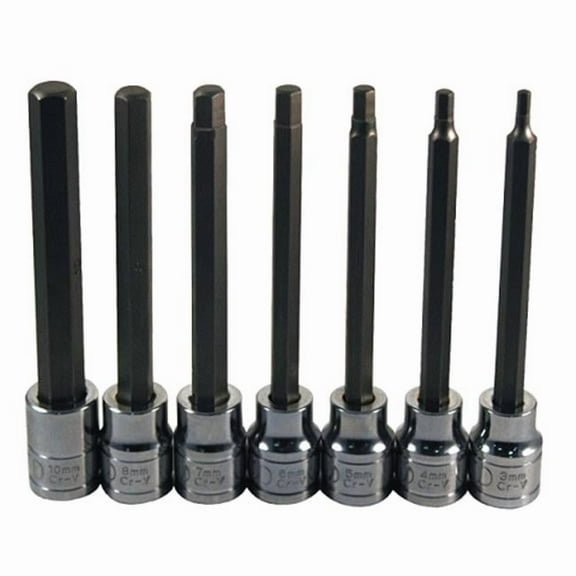 ATD Tools 13788 8 Pc. Large Size SAE/Metric Hex Bit Socket Set ATD-13788