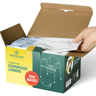 Equate Commode Liner Bags with Absorbent Pad, 12 Count 