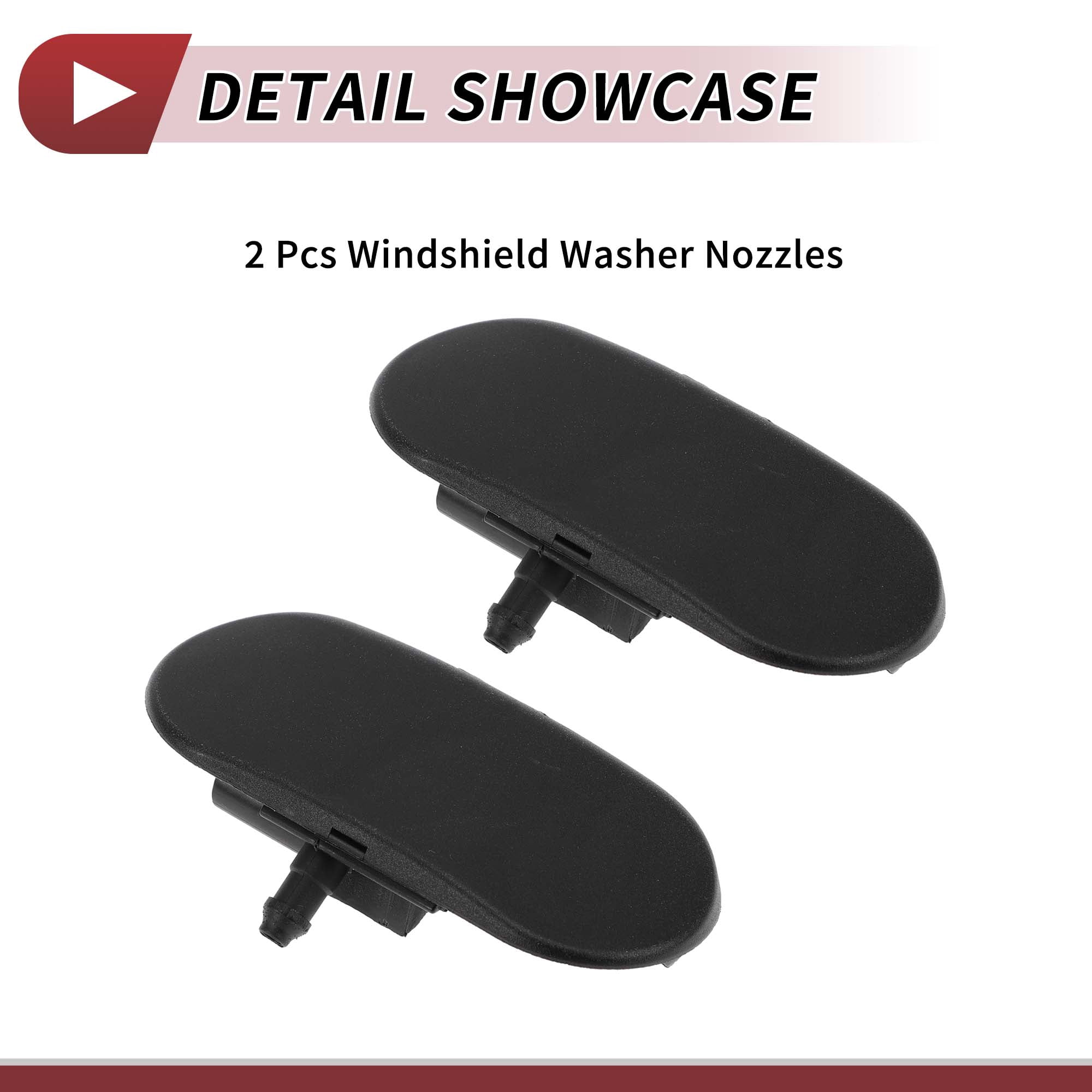 Unique Bargains 2pcs Washer Nozzle for Audi A4 2002-2008 for Audi S4 2004-2008