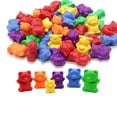 thumbnail image 2 of Mathematics Rainbow Muffin Cup Six Color Weights Little Bear Children Toys Montessori Teaching Aids heqiyong LED, 2 of 2