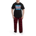 thumbnail image 5 of CafePress - Abstract Paint Splatter Transgender Pride Flag Pajamas - Men's Dark Loose Fit Cotton Pajama Set, 5 of 7