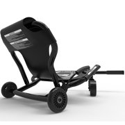 EzyRoller: Classic X - Black - Ride-On Scooter, Cambering Motion, Pedal Free Cart, Hand Brakes, Extendable Frame, 154lb Capacity, Kids Ages 4+