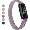 thumbnail image 1 of MYKOMI pour Fitbit Inspire 3 Bracelets Femmes Hommes, Boucle en Maille Métallique en Acier Inoxydable Réglable Bracelet Magnétique de Remplacement Sangles Compatibles avec Fitbit Inspire 3 Traqueur de Mise en Forme, 1 of 5