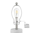 thumbnail image 5 of 360 Lighting Contours 27 1/2" High Modern White Ceramic Table Lamp with Dimmer, 5 of 9
