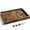 Dark Brown-12" x 8" x 1.2", variant on Black 12" x 8" x 1.2" Marble Serving Tray for Bathroom, Kitchen and Home Decor