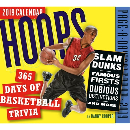 Hoops: 365 Days of Basketball Trivia! Page-A-Day Calendar 2019 (Best Basketball Hoops 2019)