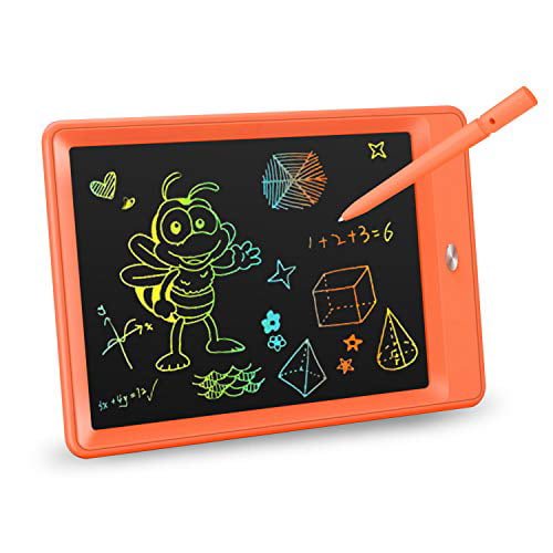 8.5in Colorful LCD Writing Tablet Doodle Board KOKODI Girls Toys for 3-6 Years Old Girls Boys Educational and Learning Toy Birthday Gift for 3 4 5 6 12 Years Old Girls and Boys-Pink White 