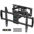 thumbnail image 1 of MOUNTUP Soporte de pared para TV de movimiento completo para la mayoría de televisores de 42 a 82 pulgadas, soporte de pared para TV con giro e inclinación articulado, soporte para TV Max VESA 600 x 4, 1 of 5