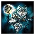 thumbnail image 1 of Pintura al óleo por números imagen DIY dibujo pintura noche lobo pintura decoración arte Hugtrwg Para estrenar, 1 of 9