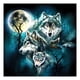 thumbnail image 1 of Pintura Pintura al óleo por números Imagen DIY Dibujo Night Wolf Kit Obra de arte, 1 of 9