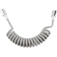 thumbnail image 1 of Flexible Shower Hose ABS Spring Flexible Shower Hose for Water Sanitary Toilet Bidet Spray Gun Bathroom(Gray), 1 of 4